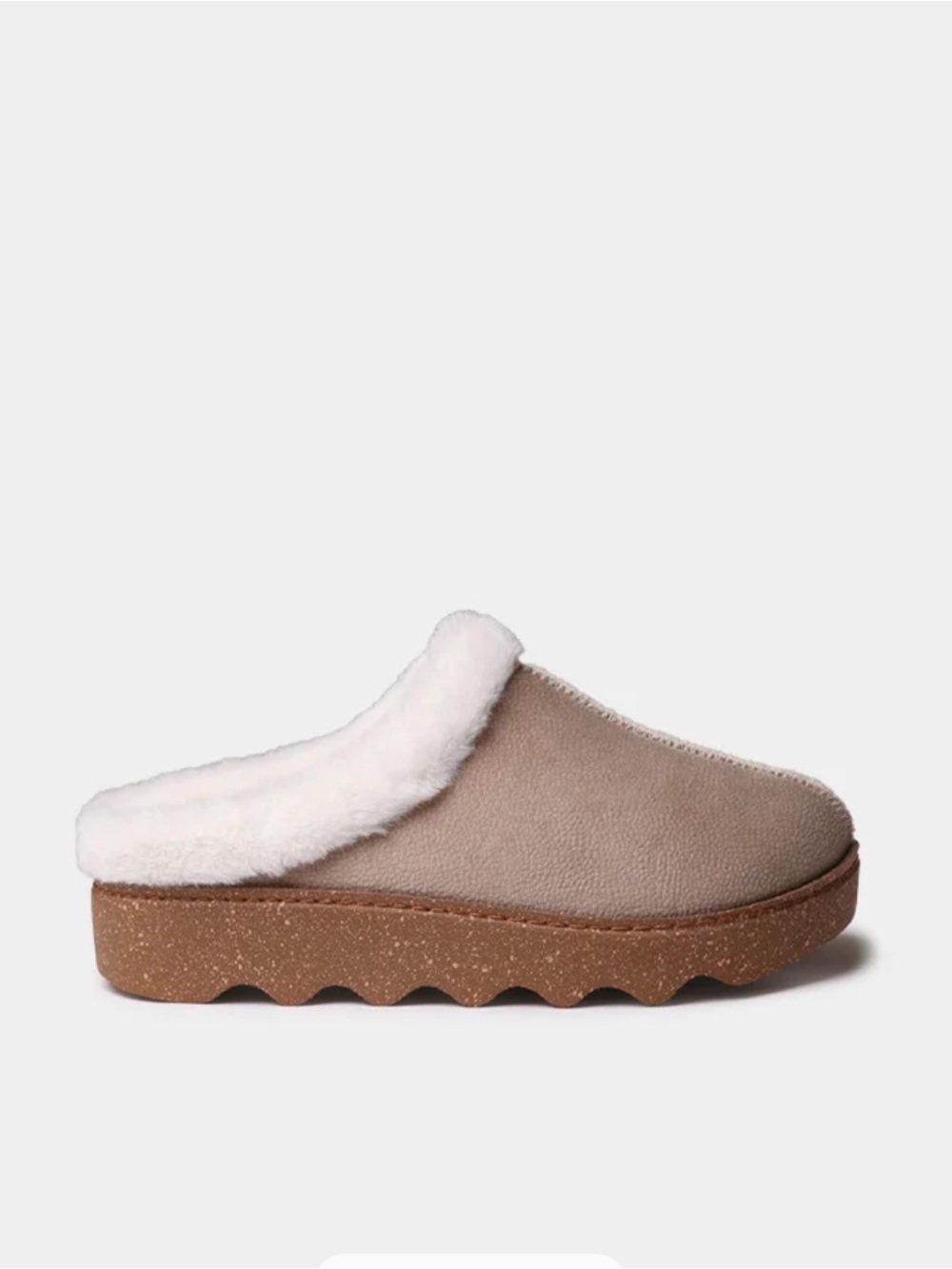 Toni Pons Metz Clog Style Slipper, Suede-Like Textile, Color Stone, Size 38